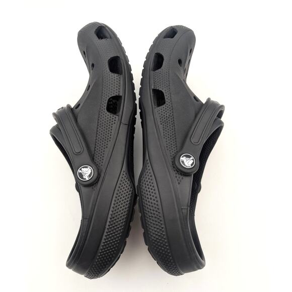 Crocs Baya Clog Classic Slip-On Shoes Closed Toe Black Kids' Size US13 EU31 - Picture 5 of 8